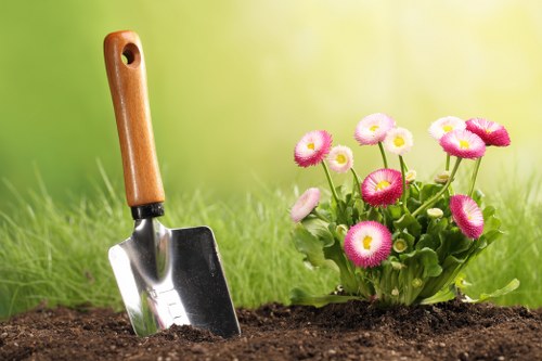 Healthy vegetable garden with diverse plant species